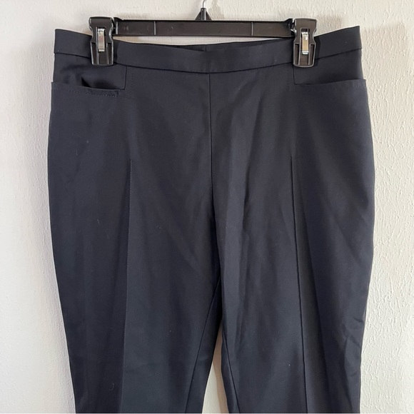 Akris Punto Pants Franca Techno Cotton Pants in Black High Rise Sz US 10 EUC - Picture 4 of 16